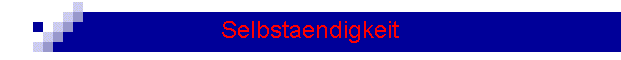 Selbstaendigkeit